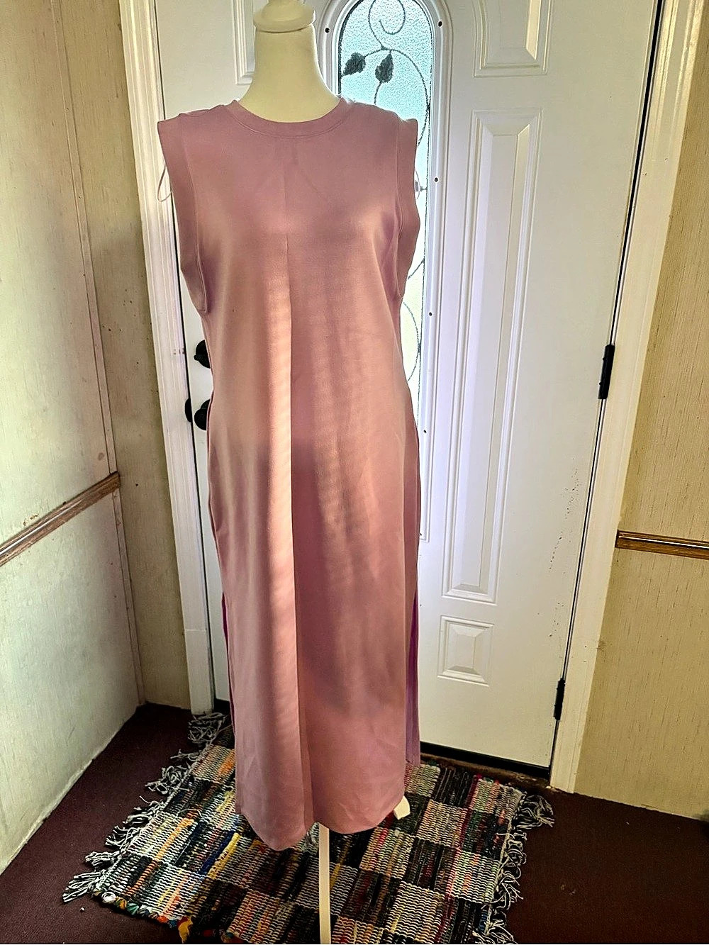 Scoop Pink Maxi Dress Size Medium Like New